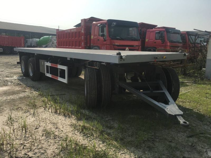 Three Alxes Container Transportation Full Trailer