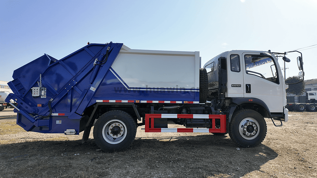 Howo Garbage compression truck-8