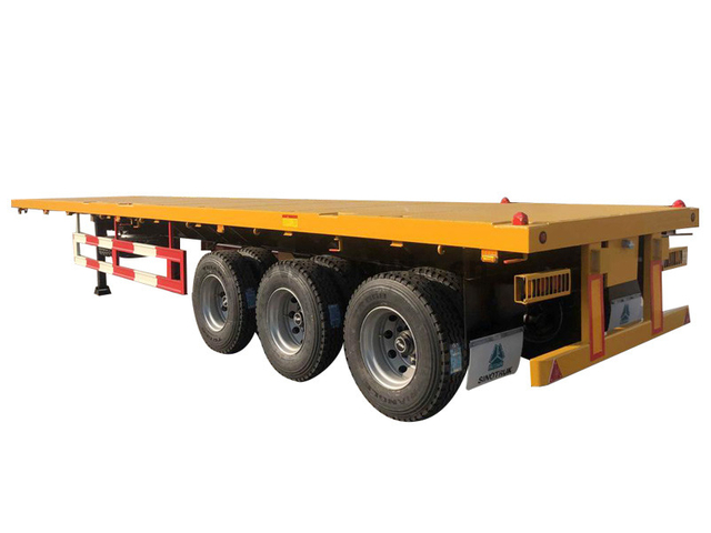 40FT 3 Axle Flatbed Semi-Trailer