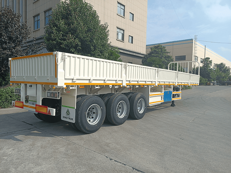 3 Axles 40FT Sidewall Semi Trailer-4