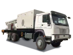 HOWO 300 Meters, 400 Meters Well Drilling Truck