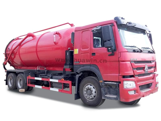 City Sanitation HOWO 4X2 Heavy Duty Truck Sewage Truck