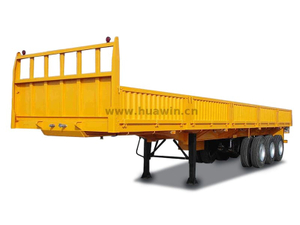 Hot Sale 3 Axle Side Wall Semi Trailer