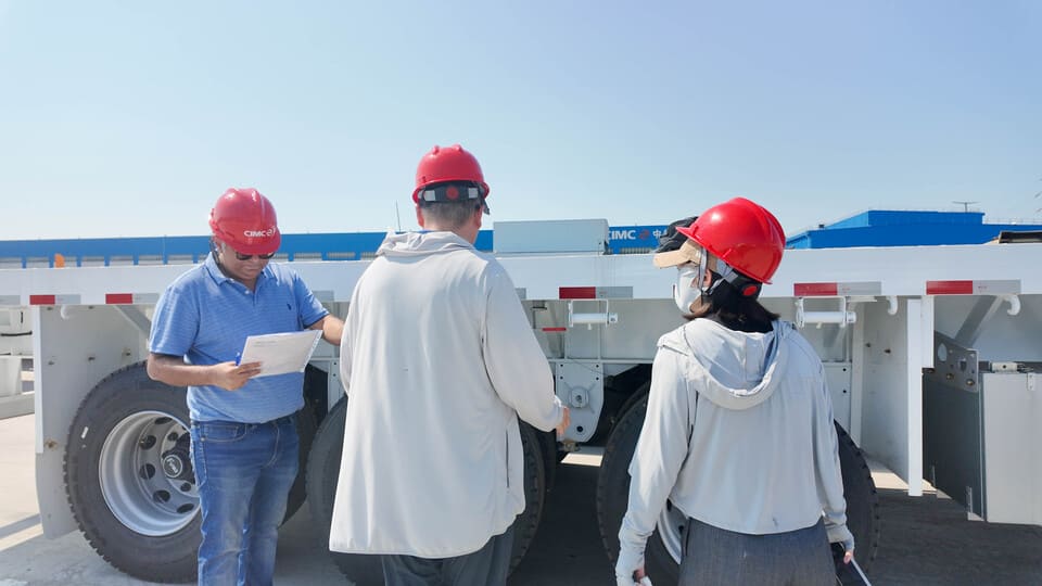 Sierre Leone client Visit to the Factory for trailer inspection-2