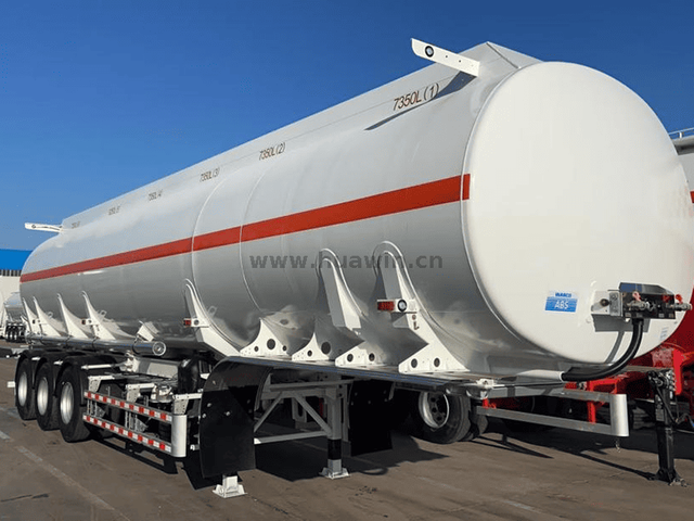 CIMC Aluminum Fuel Tanker Semi Trailer 46CBM