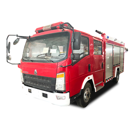 HOWO 4 Cubic Cummins Engine Fire Fighting Truck