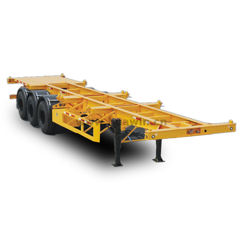 40FT 3 Axle Skeletal Container Semi Trailer