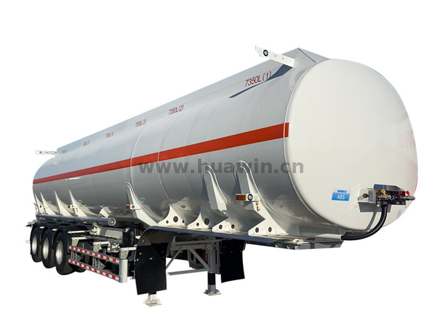 46CBM Aluminum Alloy Fuel Tanker Semi-Trailer