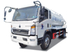 8000 Liters SINOTRUK HOWO 4X2 Sewage Suction Vacuum Tanks