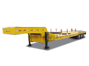 2/3/4 Axles 50/60/80/100 Tons Lowbed Heavy Duty Semi Trailer