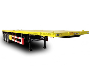 Hot Selling Sinotruk 3 Axles 40FT Flatbed Semi Trailer
