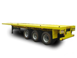 Sinotruk Tri-Axle Flatbed Container Trailer