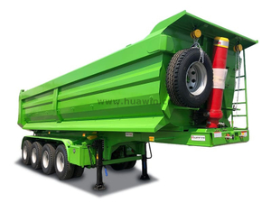 4 Axles 26CBM Dump Semi Trailer