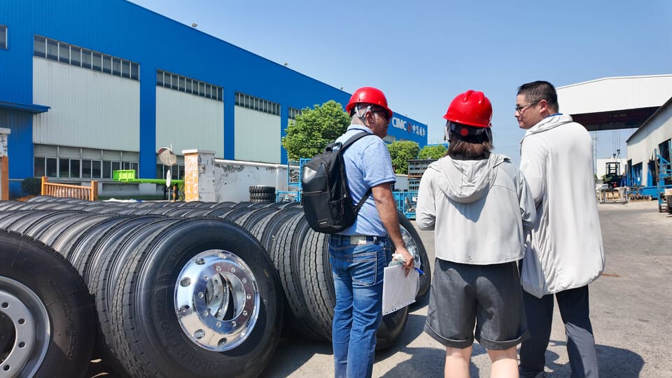 Sierre Leone client Visit to the Factory for trailer inspection-3