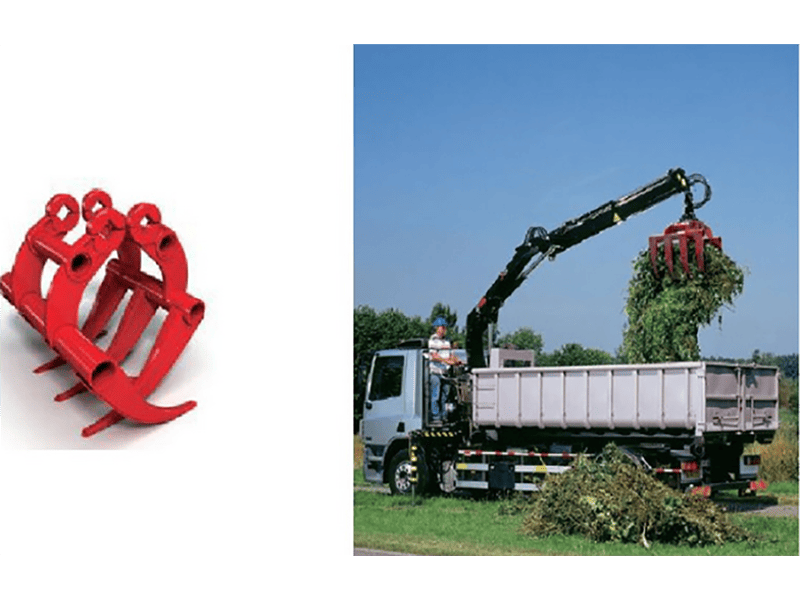 HOWO 6X4 Crane Truck with 8T Folded Arm Crane-7