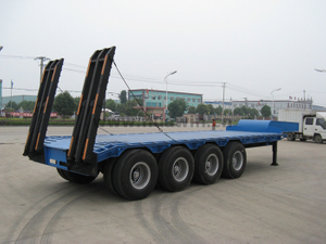 Excavator Carrier 70 Ton 4 Axle Low Bed Trailer