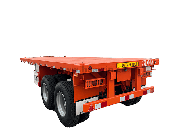 20 FT 2 Axles Flatbed Semi-Trailer
