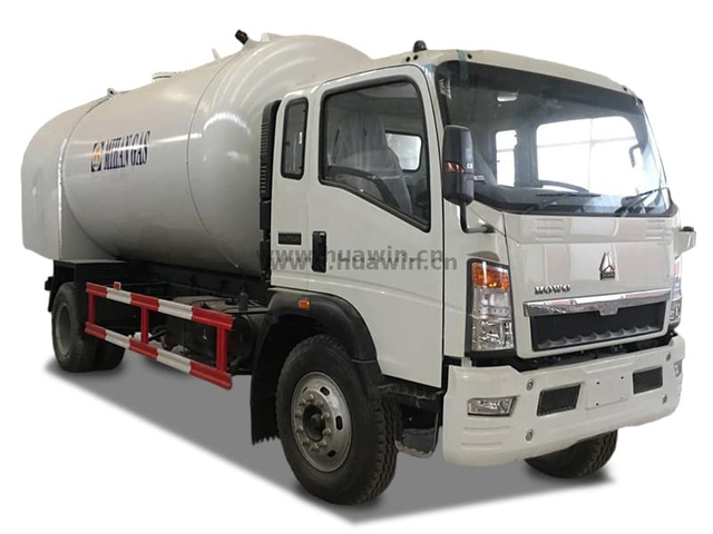 SINOTRUK HOWO 6x4 LPG Gas Tank Bobtail Truck