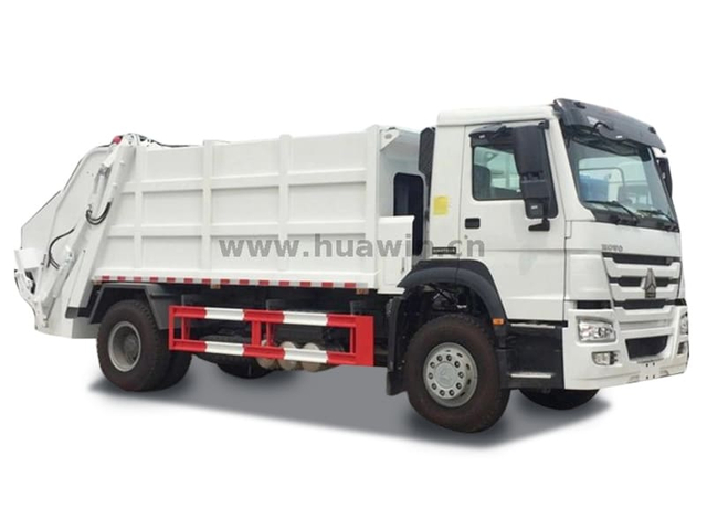 SINOTRUK HOWO 4X2 Heavy Garbage Compactor Truck -12CBM