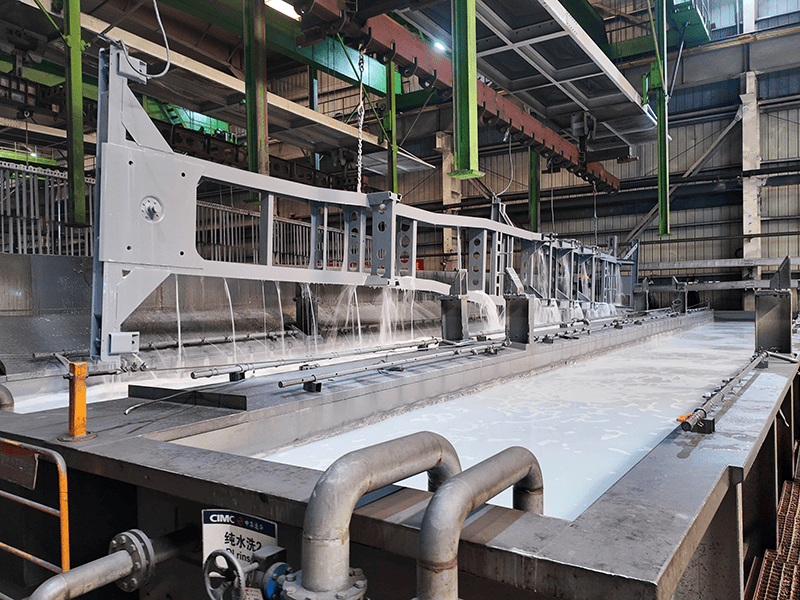 3 Axles 40FT Flatbed Semi Trailer-3