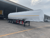 SINOTRUK HUAWIN 3 Axles 42CBM Carbon Steel Fuel Tanker Semi Trailer