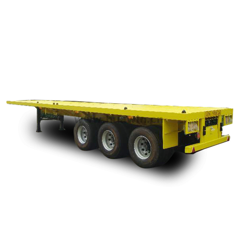 Sinotruk Tri-Axle Flatbed Container Trailer