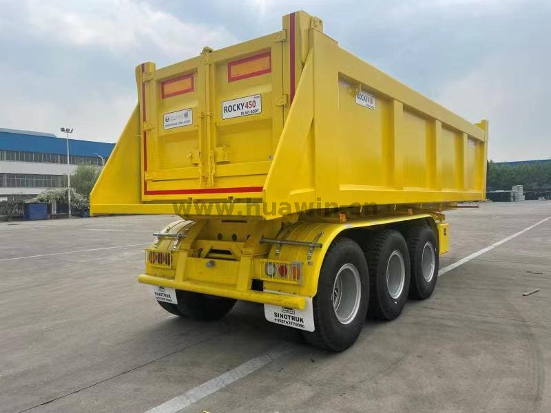 Rectangular Rear Tipping Semi-Trailer-2