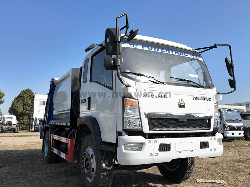 Howo Garbage compression truck-2