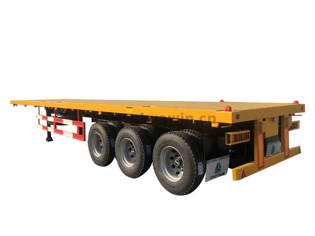 40FT 3 Axle Flatbed Semi-Trailer