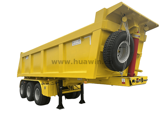 3 Axles 26CBM Dump Semi Trailer