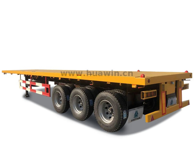 3 Axles 40FT Flatbed Semi Trailer