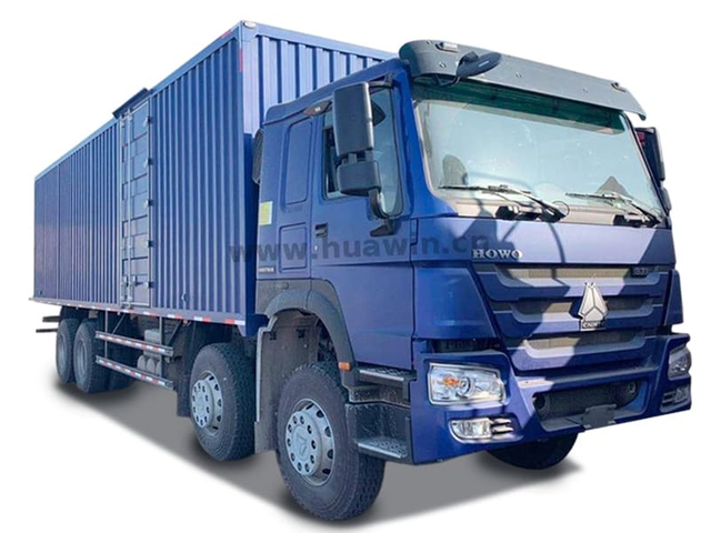 SINOTRUK HOWO 6X4 Van Cargo Truck 