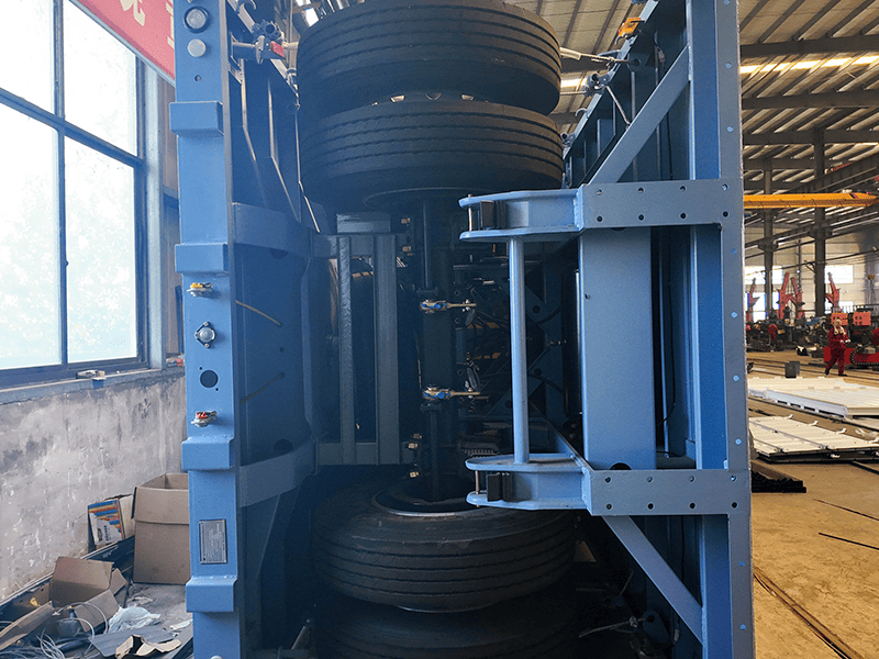 3 Axles 40FT Flatbed Semi Trailer-7