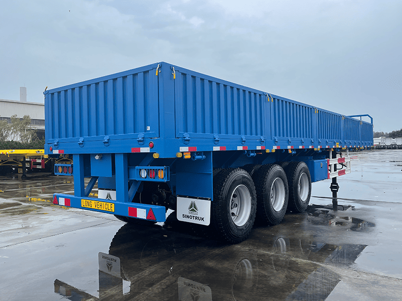 3 Axles 40FT Sidewall Semi Trailer-2