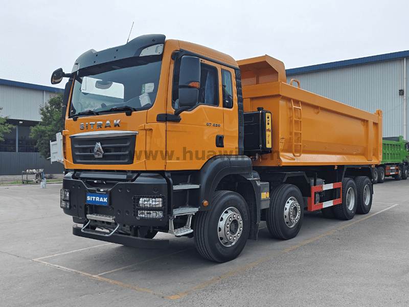 Sinotruk sitrak 8X4 dump truck-5