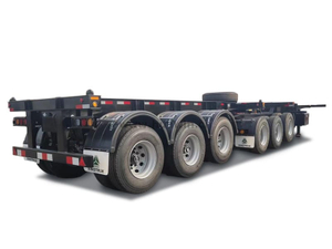 20FT+40FT 3 Axles Superlink Flatbed Trailer