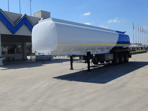 3-Axle Carbon Steel Fuel Tanker Semi Trailer