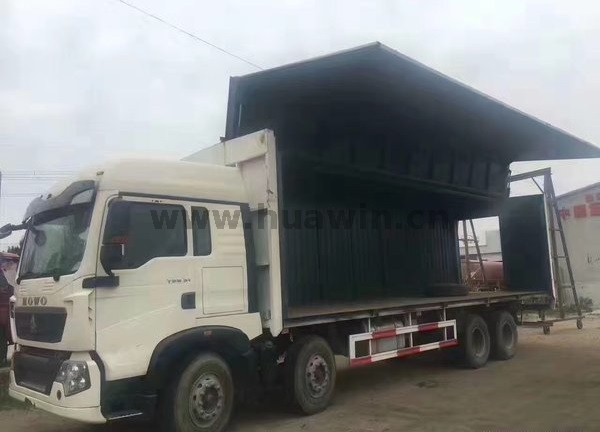 SINOTRUK T5G 8X4 Aluminum Wing Open Van Truck