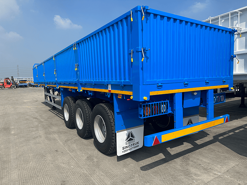3 Axles 40FT Sidewall Semi Trailer-7