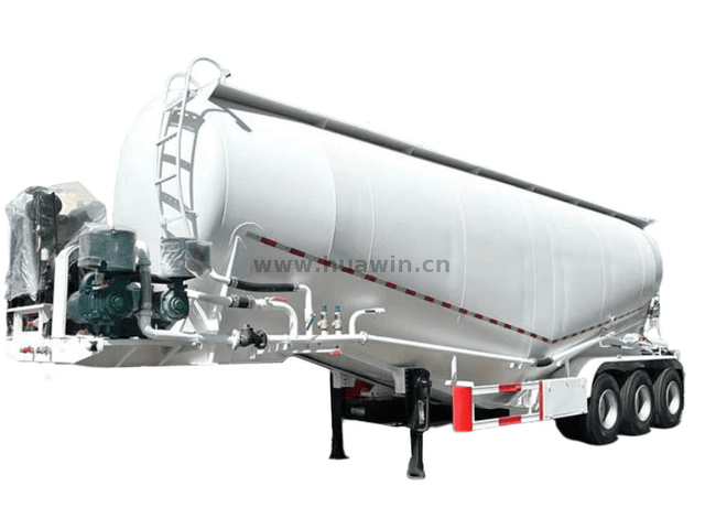 High-Capacity 50T Dry Bulk Cement Tanker Trailer