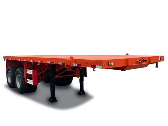 20 FT 2 Axles Flatbed Semi-Trailer