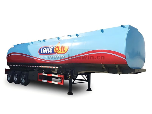 3 Axles 35, 000 Liters Oil Fuel Tanker Tank Trailer