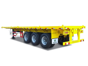 3 Axles 40FT Flatbed Semi Trailer