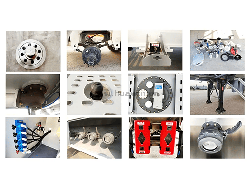 CIMC 3 Axles 46000 Liters Carbon Steel Tanker Trailer-4