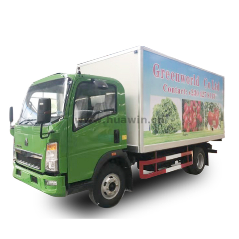 SINOTRUK HOWO 4x2 Refrigerator Truck-5Ton