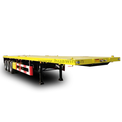 Hot Selling Sinotruk 3 Axles 40FT Flatbed Semi Trailer 