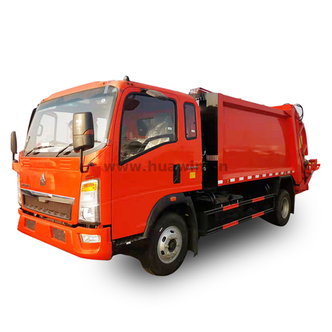 SINOTRUK HOWO Light Garbage Compactor Truck-6CBM