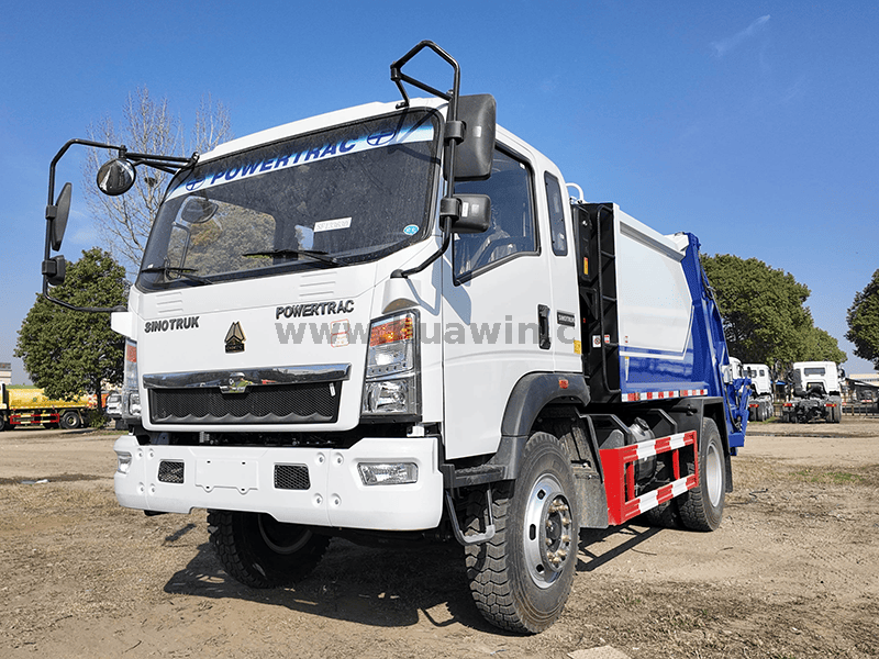 Howo Garbage compression truck-3