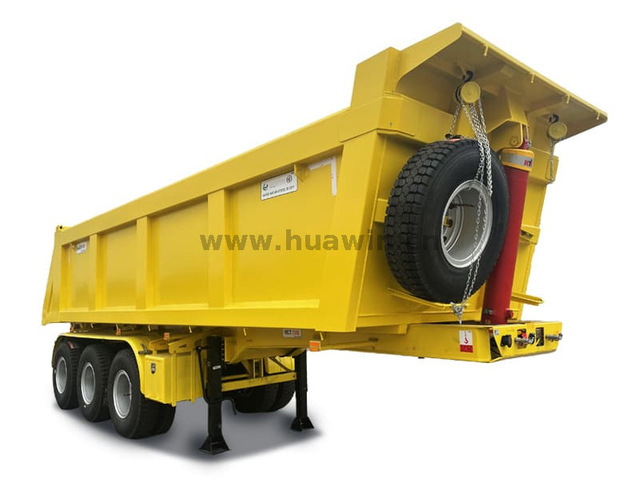 3 Axles 26CBM Dump Semi Trailer