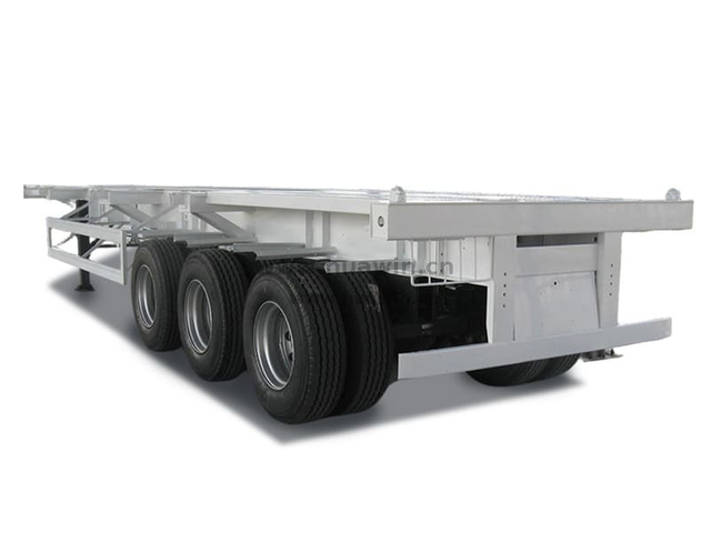 Tri-Axle Skeletal Container Semi Trailer 